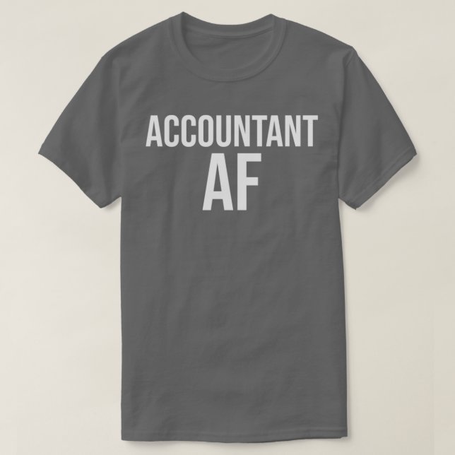 T-shirt Comptable Af Funny Comptabilité Cpa Don (Design devant)