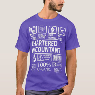 T-shirt Comptable agréé Multi-Tâche Certified Job Gi