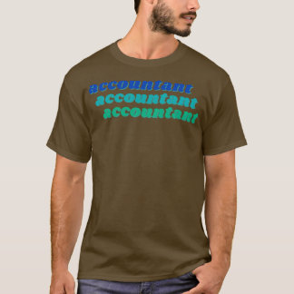 T-shirt Comptable Blue Green TikTok Meme