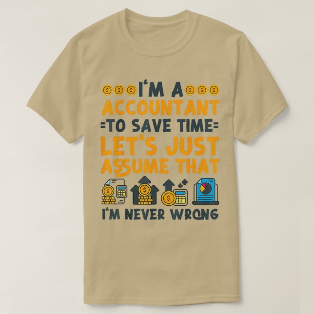 T-shirt Comptable Comptable Comptable Ix27m Comptable (Design devant)