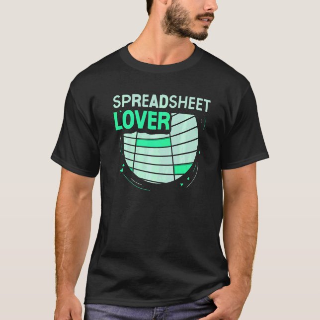 T-shirt Comptable comptable du tableau comptable de travai (Devant)