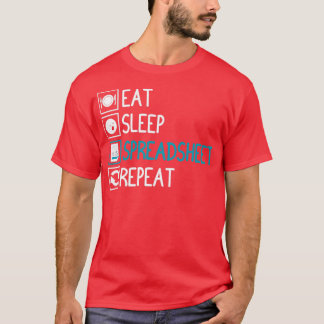 T-shirt Comptable comptable fiscal Auditeur de feuille de