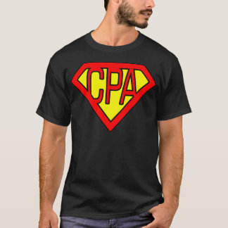 T-shirt Comptable CPA Superhero T Shirt