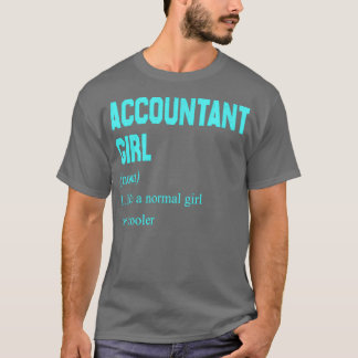 T-shirt Comptable Définition Fille Amusante Comptable