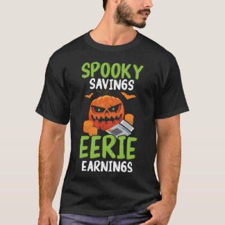 T-shirt Comptable des gains éffrayants Eerie Halloween