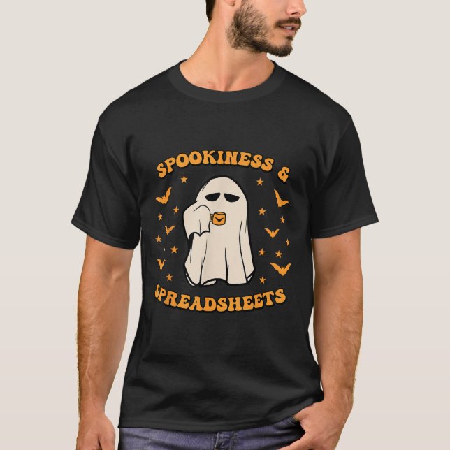 T-shirt Comptable D'Halloween B (Devant)