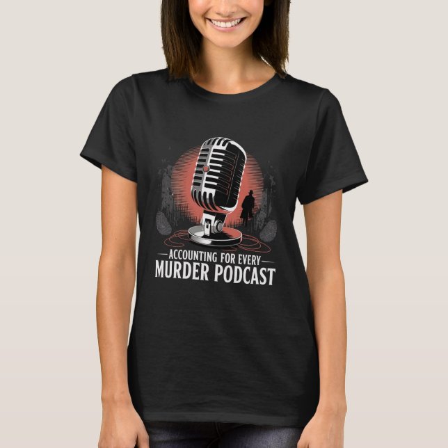 T-shirt Comptable Drôle Véritable Crime Expert-Comptable A (Devant)