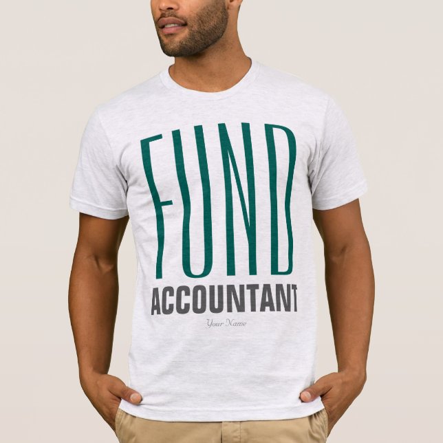 T-shirt "comptable du fonds" (Devant)