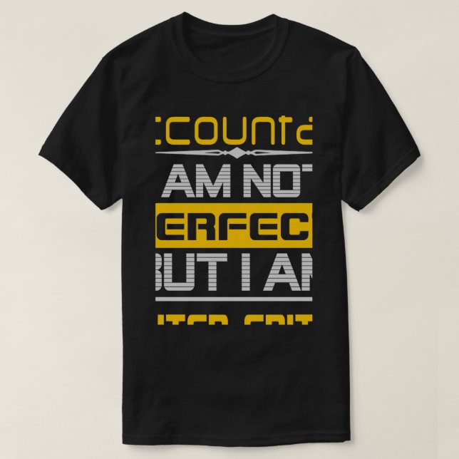 T-shirt Comptable Edition limitée (Design devant)