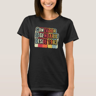 T-shirt Comptable Légendaire Depuis 1983   Expert-comptabl