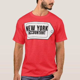 T-SHIRT COMPTABLE NEW YORK NOIR ET BLANC