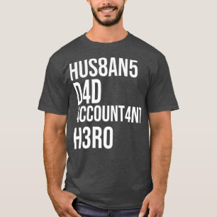 T-shirt Comptable Papa Comptable Père Idée cadeau