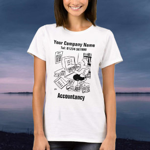 T-shirt Comptable personnel ou petite entreprise comptable