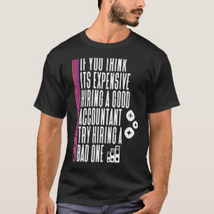 T-shirt Comptable pour femmes Comptable Comptable Cool Com