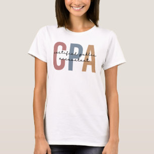 T-shirt Comptable public certifié Retro CPA