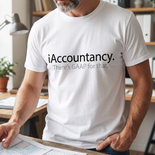 T-shirt Comptable sassy Parodie de la blague tech GAAP