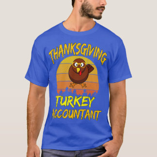 T-shirt Comptable Turquie Thanksgiving