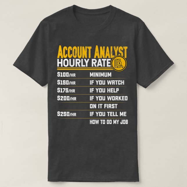 T-shirt Compte comptable comptable comptable comptable com (Design devant)