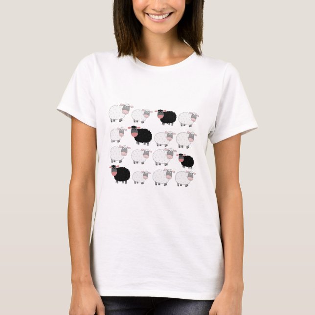 T-shirt Compte des moutons (Devant)