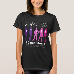 T-shirt Compte-la à l'occasion de la Journée international