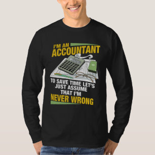 T-shirt Comptes clients Je suis comptable