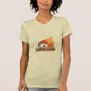 T-shirt Compteur de vitesse de flamme de performance de la