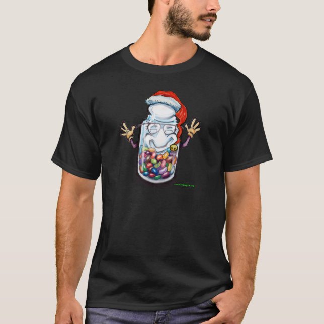 T-shirt Compteurs de haricots Noël (Devant)
