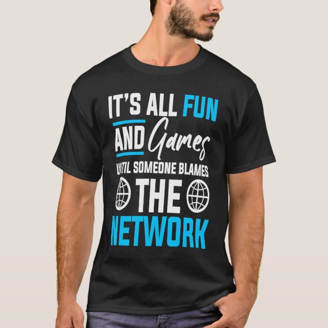 T-shirt Computer Network Engineering Network Engineer  4 (Devant)