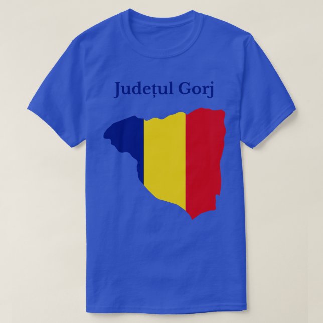 T-shirt Comté de Gorj Roumanie (Design devant)