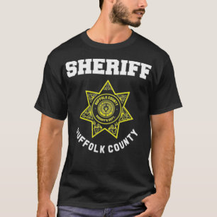 T-shirt Comté de Suffolk Massachusetts Shérif adjoint