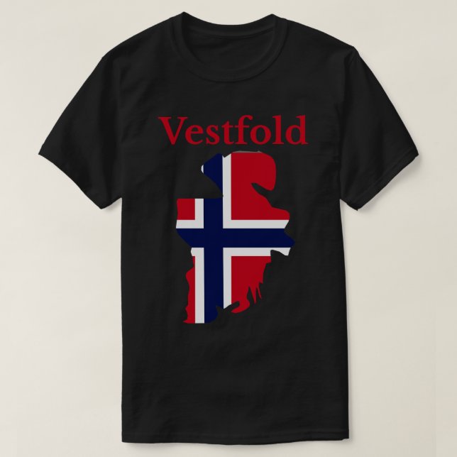 T-shirt Comté de Vestfold (Design devant)