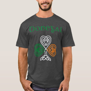 T-shirt Comté Donegal Shamrock Irlande Drapeau cray et