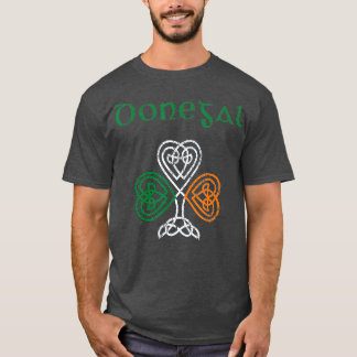 T-shirt Comté Donegal Shamrock Irlande Drapeau cray et