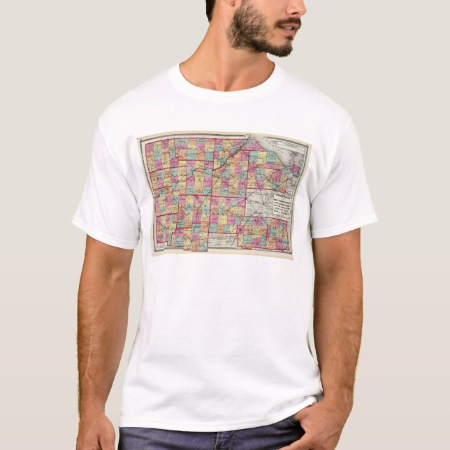 T-shirt Comtés de l'Ohio (Devant)