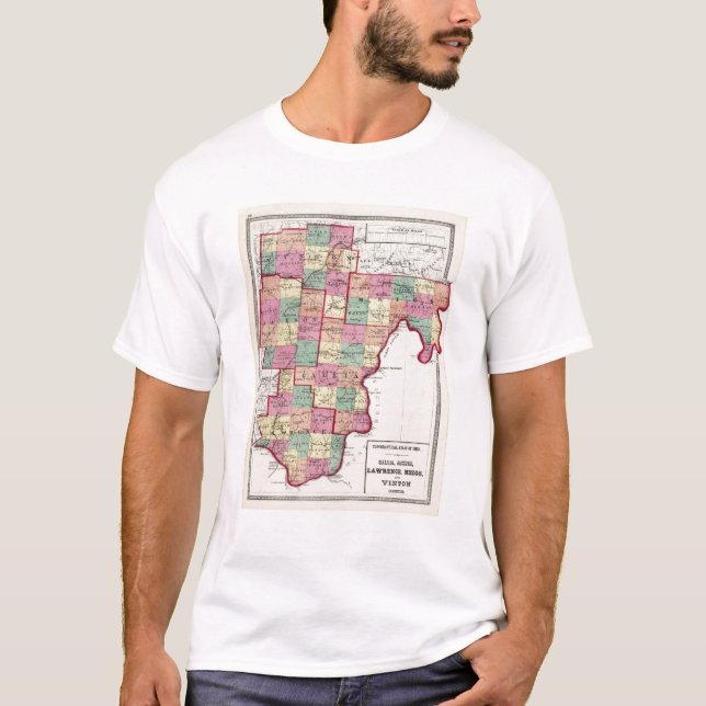 T-shirt Comtés de Vinton (Devant)