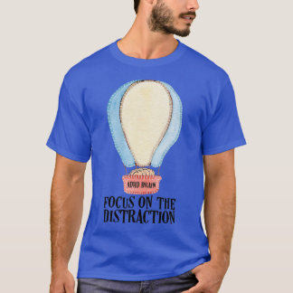 T-shirt Concentration Du Cerveau TDAH Sur La Distraction H