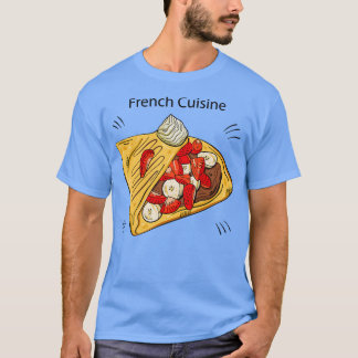 T-shirt Concept de cuisine française