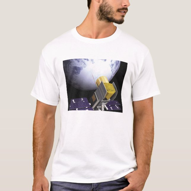 T-shirt Concept de l'artiste sur la glace, le nuage (Devant)