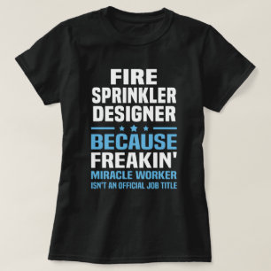 T-shirt Concepteur d'arroseuse du feu