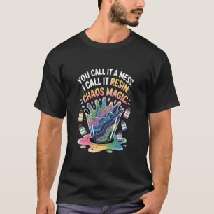 T-shirt Concepteur d'artiste en résine Couler, Guérir, Cré