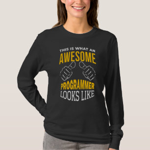 T-shirt Concepteur de logiciels de programmeur Mens Moteur
