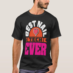 T-shirt Concepteur de vernis à ongles de cosmétologue Manu