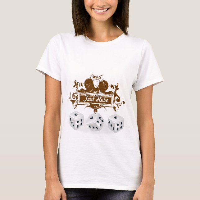 T-shirt concepteur du jeu de bunco (Devant)
