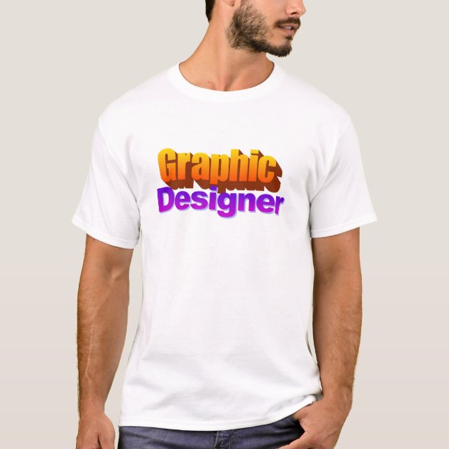 T-shirt Concepteur graphique (Devant)