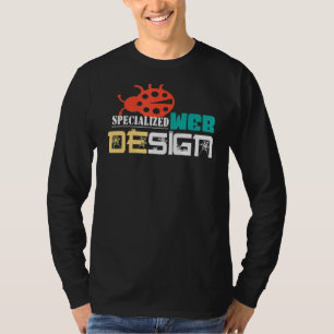 T-shirt Concepteur Web spécialiste du code de site Web