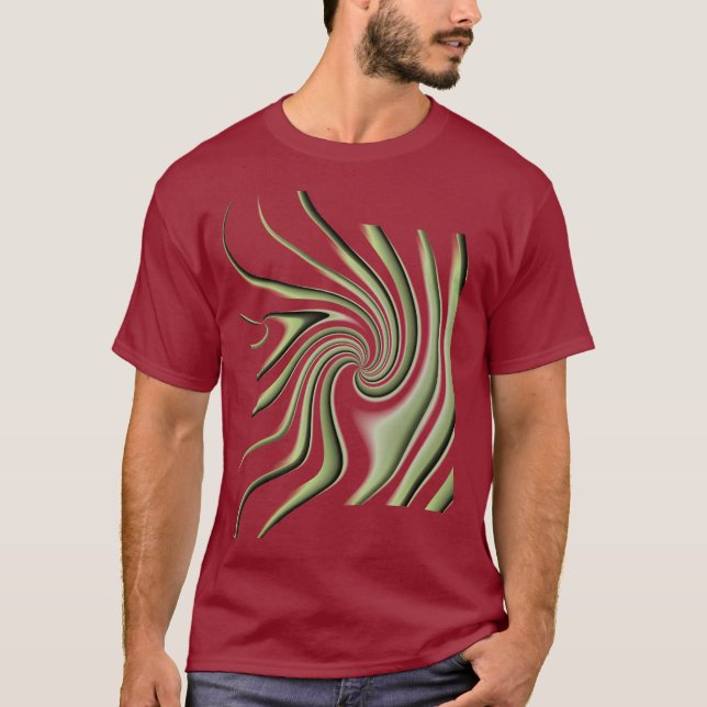T-shirt Conception abstraite (Devant)