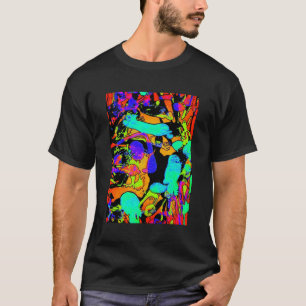 T-shirt Conception abstraite pour l'usage avec des effets