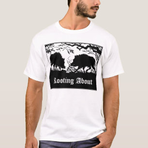 T-shirt Conception allemande antique de enracinement de