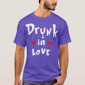 T-shirt Conception Amoureux Ivre pour enterrement de vie d