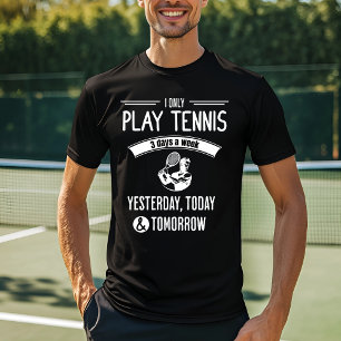 T-shirt Conception amusante du joueur de tennis